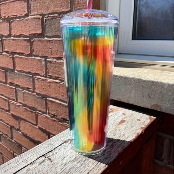 BRAND NEW STARBUCKS 2021 RAINBOW DOMED TUMBLER - Picture 2 of 2